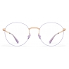 Mykita - Tomomi - Lessrim - Champagne Gold Iris Lilac - Metal Glasses - Optical Glasses - Mykita Eyewear