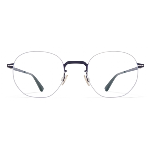 Mykita - Wataru - Lessrim - Silver Indigo - Metal Glasses - Optical Glasses - Mykita Eyewear