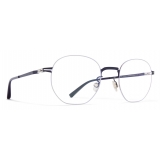 Mykita - Wataru - Lessrim - Silver Indigo - Metal Glasses - Optical Glasses - Mykita Eyewear