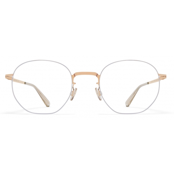 Mykita - Wataru - Lessrim - Silver Champagne Gold - Metal Glasses - Optical Glasses - Mykita Eyewear