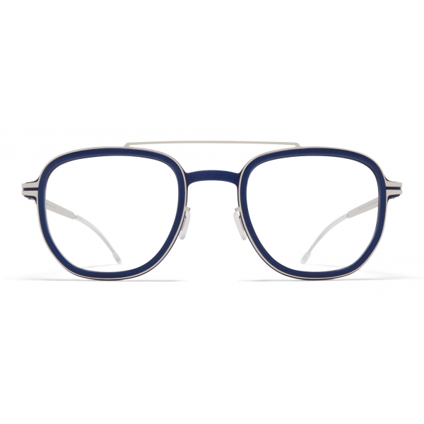 Mykita - Alder - Mylon -  MH10 Blu Navy Argento Lucido - Mylon Glasses - Occhiali da Vista - Mykita Eyewear