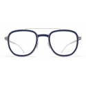 Mykita - Alder - Mylon -  MH10 Blu Navy Argento Lucido - Mylon Glasses - Occhiali da Vista - Mykita Eyewear