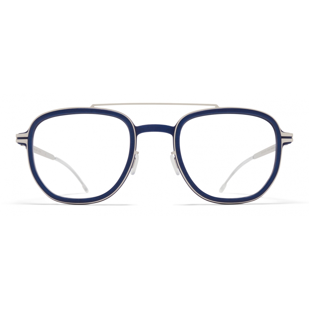 Mykita - Alder - Mylon - MH10 Navy Blue Shiny Silver - Mylon Glasses ...