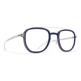 Mykita - Alder - Mylon -  MH10 Blu Navy Argento Lucido - Mylon Glasses - Occhiali da Vista - Mykita Eyewear