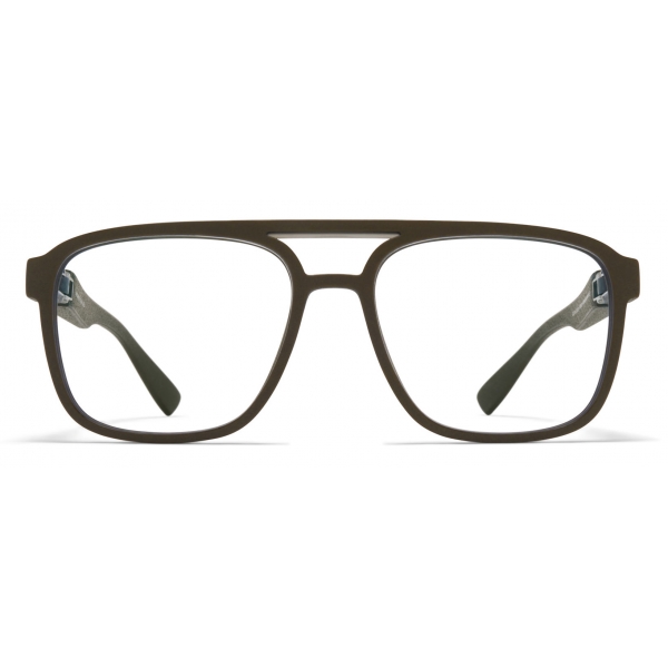 Mykita - Cassini - Mylon - MMT11 Safari Green Matte Silver - Mylon Glasses - Optical Glasses - Mykita Eyewear