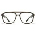 Mykita - Cassini - Mylon - MMT11 Safari Green Matte Silver - Mylon Glasses - Optical Glasses - Mykita Eyewear