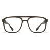Mykita - Cassini - Mylon - MMT11 Verde Safari Argento Opaco - Mylon Glasses - Occhiali da Vista - Mykita Eyewear