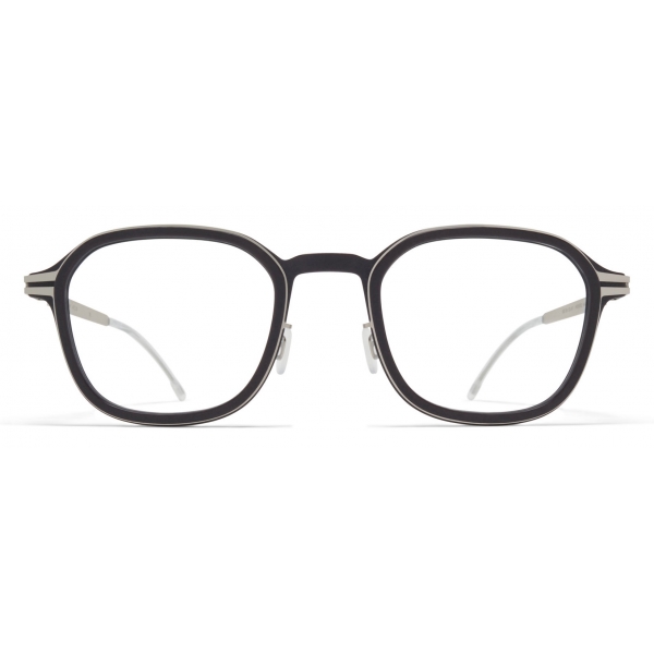 Mykita - Fir - Mylon - MH49 Pitch Black Matte Silver - Mylon Glasses - Optical Glasses - Mykita Eyewear