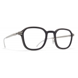 Mykita - Fir - Mylon - MH49 Pitch Black Matte Silver - Mylon Glasses - Optical Glasses - Mykita Eyewear