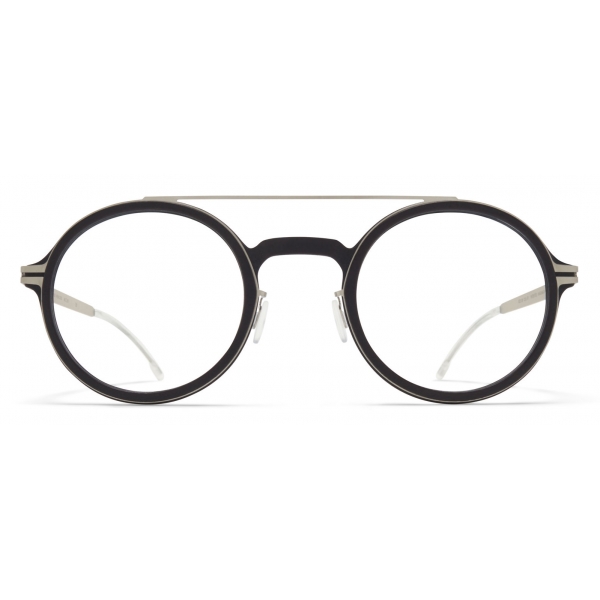 Mykita - Hemlock - Mylon - MH49 Pitch Black Matte Silver - Mylon Glasses - Optical Glasses - Mykita Eyewear