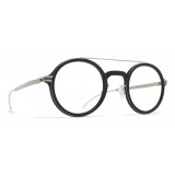 Mykita - Hemlock - Mylon - MH49 Pitch Black Matte Silver - Mylon Glasses - Optical Glasses - Mykita Eyewear