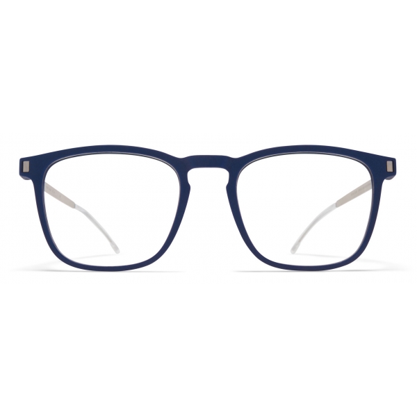 Mykita - Jujubi - Mylon - MH62 Navy Blue Matte Silver - Mylon Glasses - Optical Glasses - Mykita Eyewear