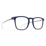 Mykita - Jujubi - Mylon - MH62 Blu Navy Argento Opaco - Mylon Glasses - Occhiali da Vista - Mykita Eyewear