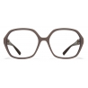 Mykita - Leia - Mylon - MDL2 Marrone Ebano Grigio Talpa - Mylon Glasses - Occhiali da Vista - Mykita Eyewear