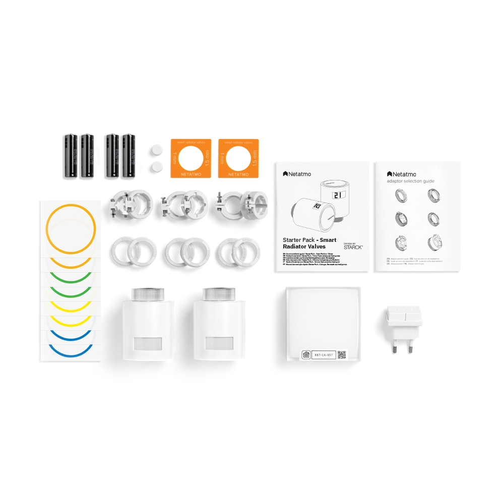 Netatmo - Starter Pack - Kit Base per Sistemi di Riscaldamento  Centralizzato Netatmo - Valvola Intelligente Smart Home - Avvenice