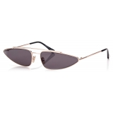 Tom Ford - Cam Sunglasses - Occhiali da Sole Cat-Eye - Oro Rosa Fumo - FT0979 - Occhiali da Sole - Tom Ford Eyewear