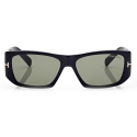 Tom Ford - Andres Sunglasses - Occhiali da Sole Rettangolare - Nero - FT0986 - Occhiali da Sole - Tom Ford Eyewear