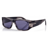Tom Ford - Andres Sunglasses - Occhiali da Sole Rettangolare - Grigio - FT0986 - Occhiali da Sole - Tom Ford Eyewear