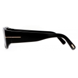 Tom Ford - Cyrille Sunglasses - Occhiali da Sole Squadrati - Nero - FT0987 - Occhiali da Sole - Tom Ford Eyewear