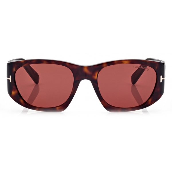 Tom Ford - Cyrille Sunglasses - Square Sunglasses - Dark Havana Bordeaux - FT0987 - Sunglasses - Tom Ford Eyewear