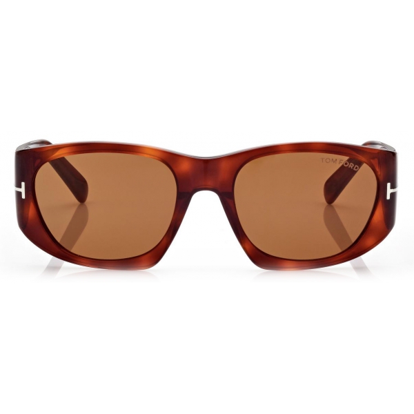 Tom Ford - Cyrille Sunglasses - Occhiali Squadrati - Havana Vintage - FT0987 - Occhiali da Sole - Tom Ford Eyewear