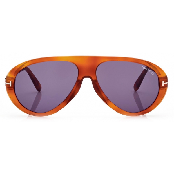 Tom Ford - Camillo Sunglasses - Pilot Sunglasses - Blonde Havana - FT0988 - Sunglasses - Tom Ford Eyewear