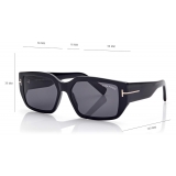 Tom Ford - Silvano Sunglasses - Occhiali da Sole Squadrati - Nero - FT0989 - Occhiali da Sole - Tom Ford Eyewear