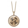 NESS1 - Compass Collana Oro Rosa 18kt e Diamanti - Time Collection - Collana Artigianale - Alta Qualità Luxury