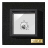 NESS1 - Alarm Collana Oro Bianco 18kt e Diamante - Time Collection - Collana Artigianale - Alta Qualità Luxury