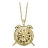 NESS1 - Alarm Collana Oro Giallo 9kt e Diamanti - Time Collection - Collana Artigianale - Alta Qualità Luxury