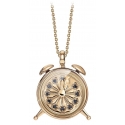 NESS1 - Alarm Collana Oro Rosa 9kt e Diamanti - Time Collection - Collana Artigianale - Alta Qualità Luxury