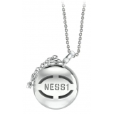 NESS1 - Sex Bomb Necklace 18kt White Gold and Diamond - Sex Bomb Collection - Handcrafted Necklace - High Quality Luxury