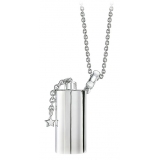 NESS1 - Have A Blast Necklace 18kt White Gold and Diamonds - Sex Bomb Collection - Handcrafted Necklace - High Quality Luxury