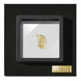 NESS1 - Have A Blast Collana Oro Giallo 18kt e Diamante - Sex Bomb Collection - Collana Artigianale - Alta Qualità Luxury