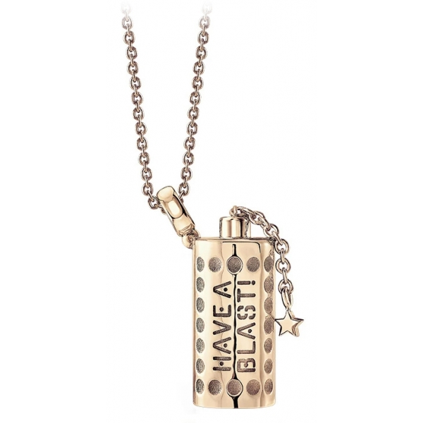 NESS1 - Have A Blast Necklace 18kt Rose Gold and Diamond - Sex Bomb Collection - Handcrafted Necklace - High Quality Luxury
