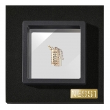 NESS1 - Have A Blast Collana Oro Rosa 18kt e Diamante - Sex Bomb Collection - Collana Artigianale - Alta Qualità Luxury