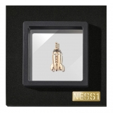 NESS1 - Mixxxile Collana Oro Rosa 18Kt e Diamanti - Sex Bomb Collection - Collana Artigianale - Alta Qualità Luxury