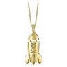 NESS1 - Mixxxile Collana Oro Giallo 18Kt e Diamante - Sex Bomb Collection - Collana Artigianale - Alta Qualità Luxury