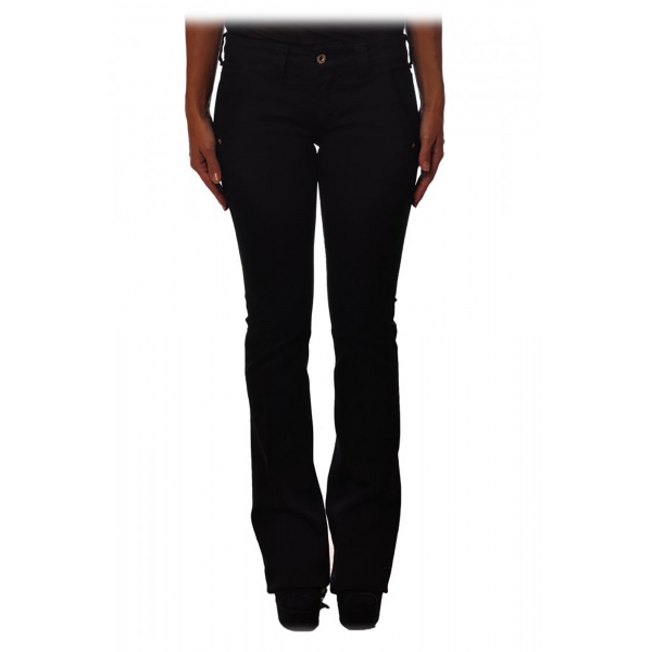 Dondup - Bootcut Jeans with Medium Waist - Black - Trousers - Luxury Exclusive Collection