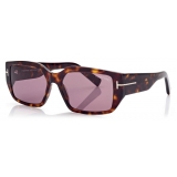 Tom Ford - Silvano Sunglasses - Square Sunglasses - Blonde Havana - FT0989 - Sunglasses - Tom Ford Eyewear