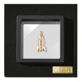 NESS1 - Mixxxile Collana Oro Rosa 18Kt e Diamante - Sex Bomb Collection - Collana Artigianale - Alta Qualità Luxury