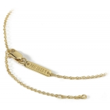 NESS1 - Mixxxile Collana Oro Giallo 9Kt e Diamanti - Sex Bomb Collection - Collana Artigianale - Alta Qualità Luxury