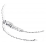 NESS1 - Pill.Ola Necklace 18Kt White Gold and Diamonds - Drug Collection - Handcrafted Necklace - High Quality Luxury