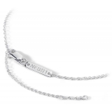 NESS1 - Pill.Ola Necklace 18Kt White Gold and Diamond - Drug Collection - Handcrafted Necklace - High Quality Luxury