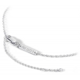 NESS1 - Pill.Ola Necklace 9Kt White Gold and Diamonds - Drug Collection - Handcrafted Necklace - High Quality Luxury