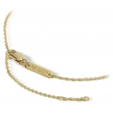 NESS1 - Pill.Ola Necklace 9Kt Yellow Gold and Diamond - Drug Collection - Handcrafted Necklace - High Quality Luxury