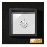 NESS1 - M.D.M.A Necklace 18Kt White Gold and Diamonds - Drug Collection - Handcrafted Necklace - High Quality Luxury