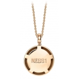 NESS1 - M.D.M.A Necklace 18Kt Rose Gold and Diamonds - Drug Collection - Handcrafted Necklace - High Quality Luxury
