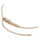 NESS1 - M.D.M.A Necklace 18Kt Rose Gold and Diamonds - Drug Collection - Handcrafted Necklace - High Quality Luxury