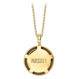 NESS1 - M.D.M.A Collana Oro Giallo 18Kt e Diamante - Drug Collection - Collana Artigianale - Alta Qualità Luxury